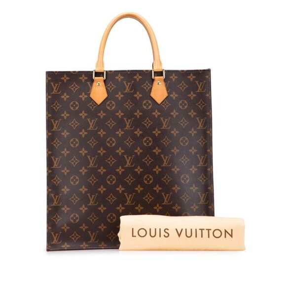 LOUIS VUITTON Brown Monogram Leather Tote Bag - Picture 10 of 10